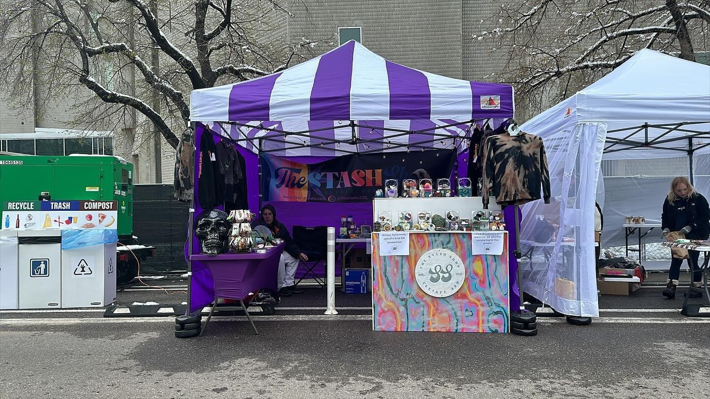 Here&rsquo;s my shop at the 420 festival!!!