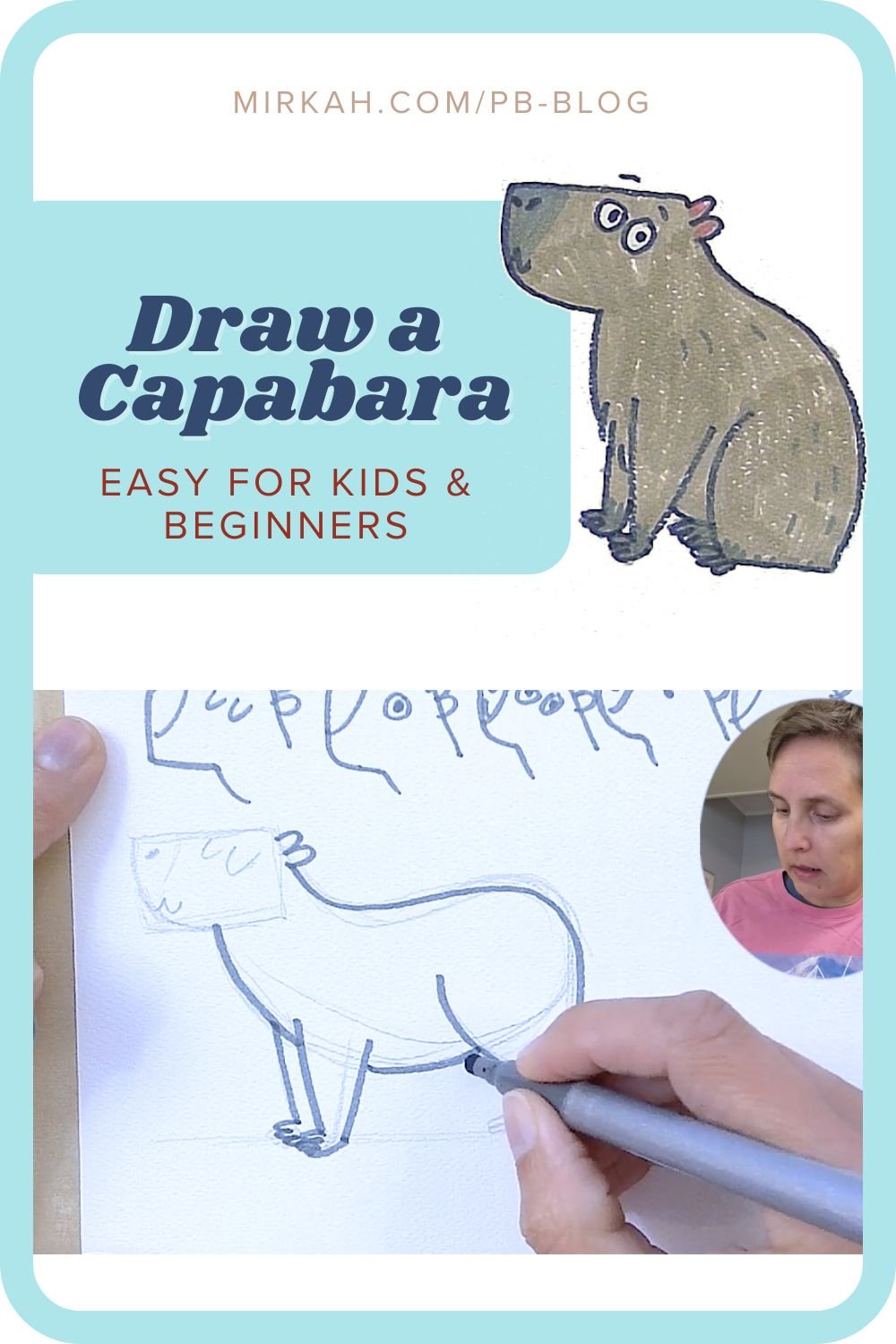 Learn to Draw a Capybara — Mirkah