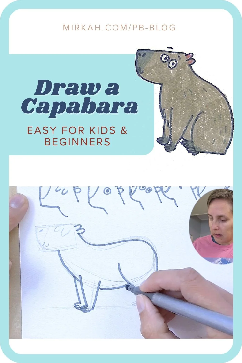 Learn to Draw a Capybara — Mirkah