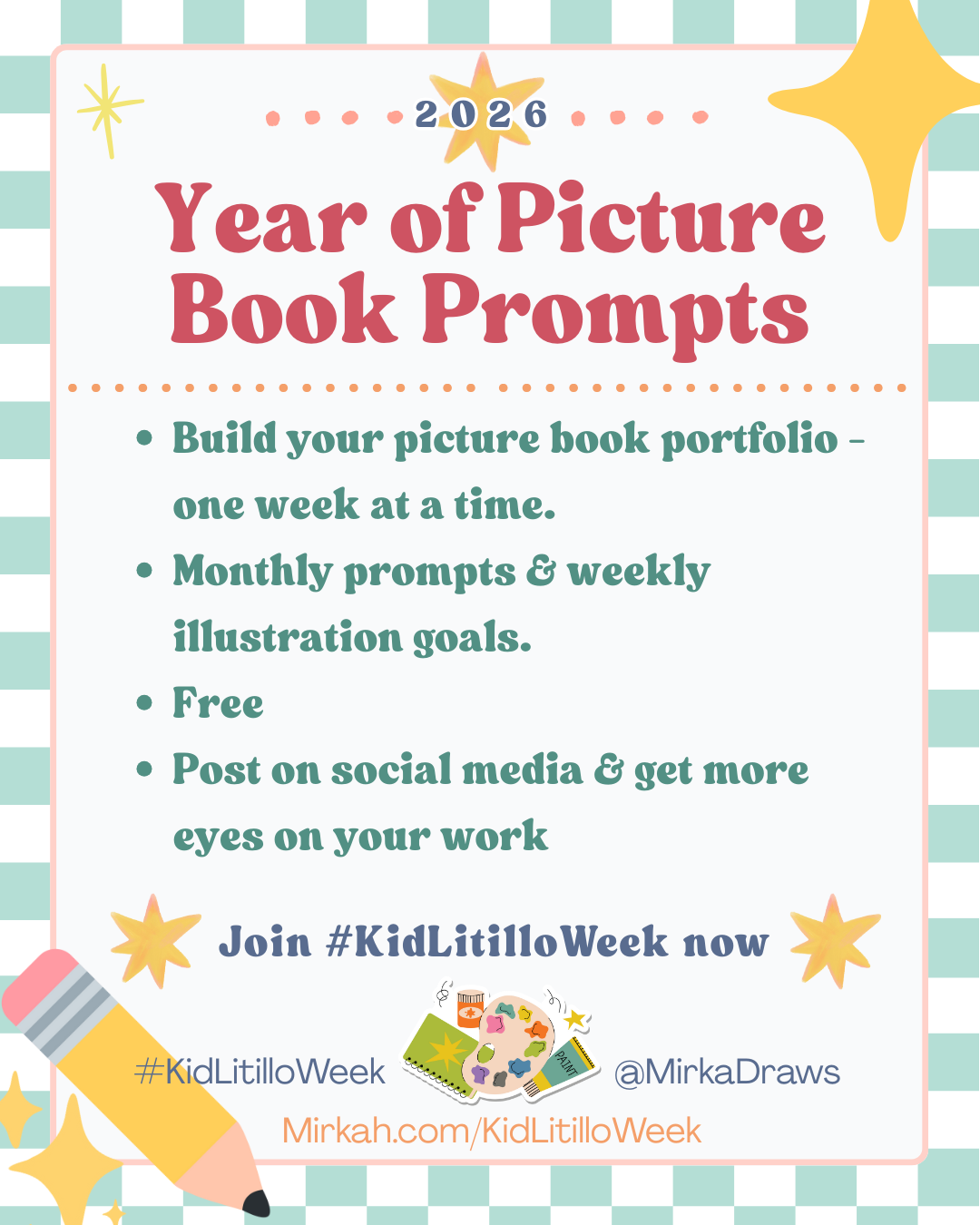 New KidLit weekly illustration challenge