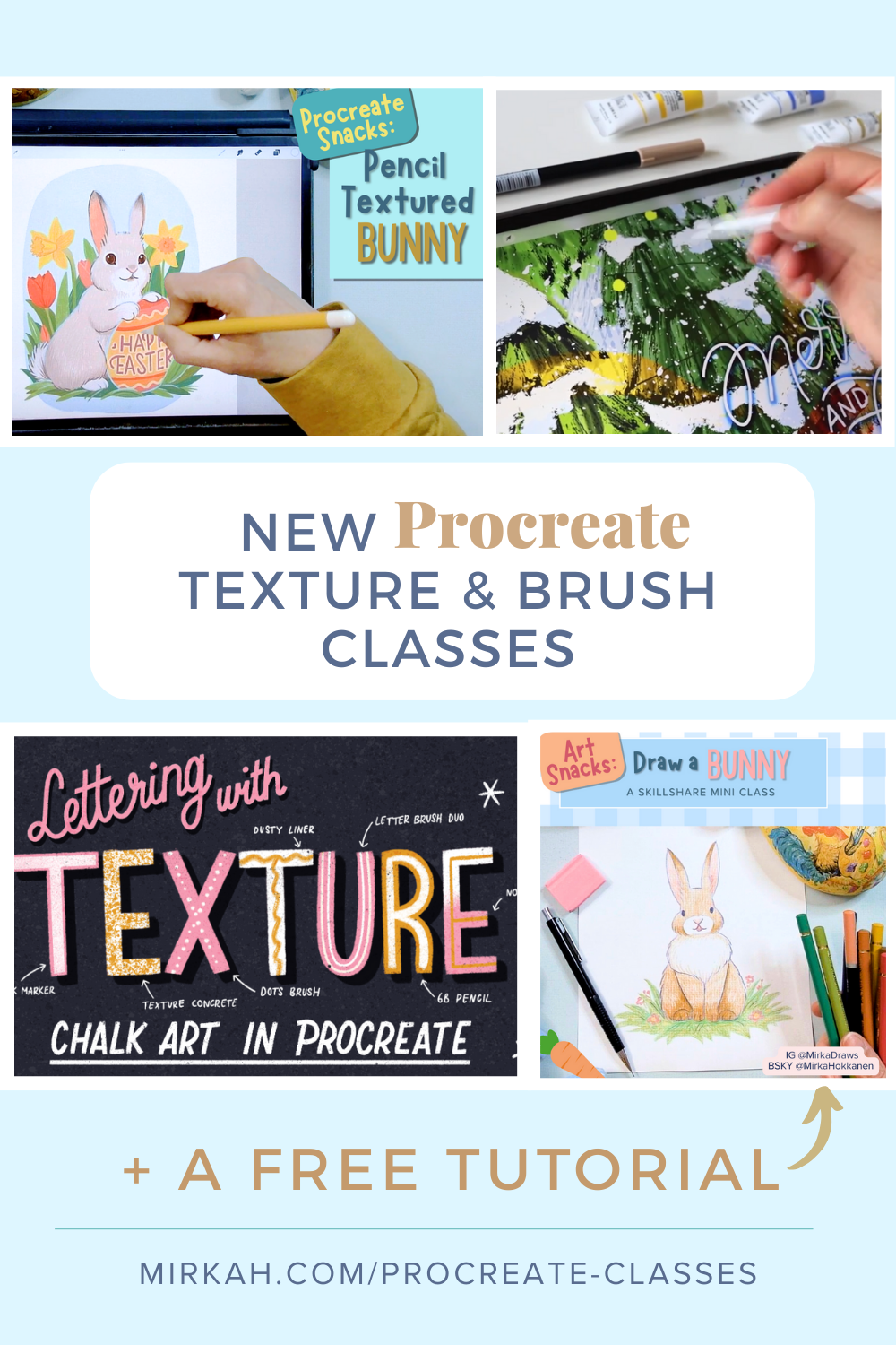Procreate Texture and Brush Classes and a Free Tutorial β Mirkah