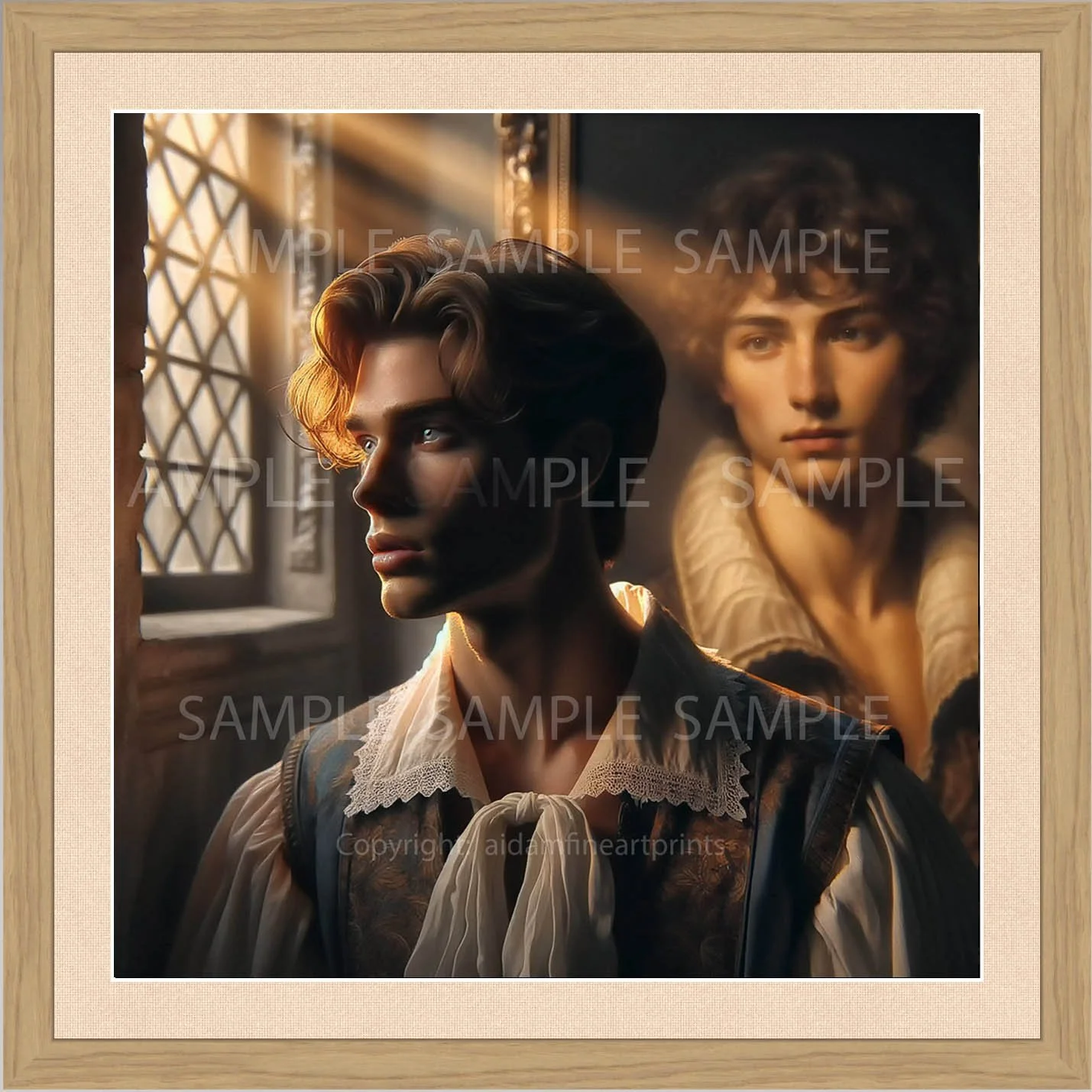 AI enabled fine art print by Ronald van Erkel