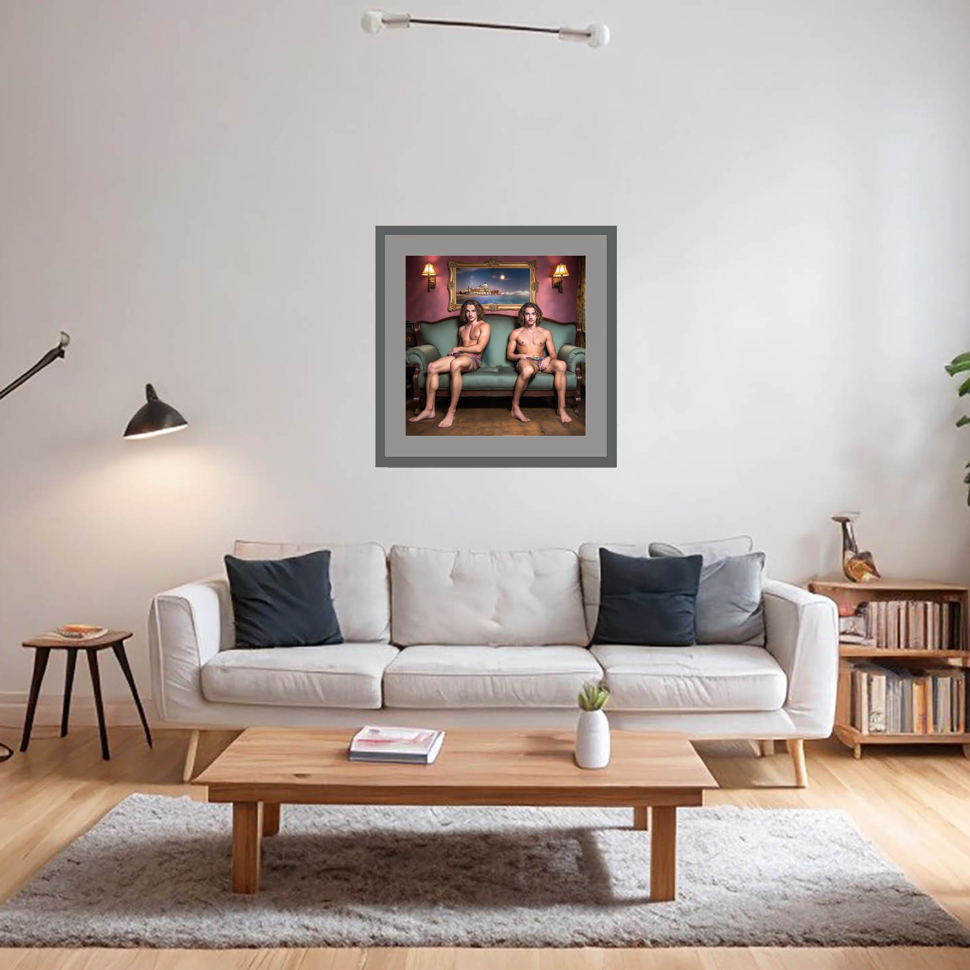 Artistic Rogues, AI enabled fine art print by Ronald van Erkel