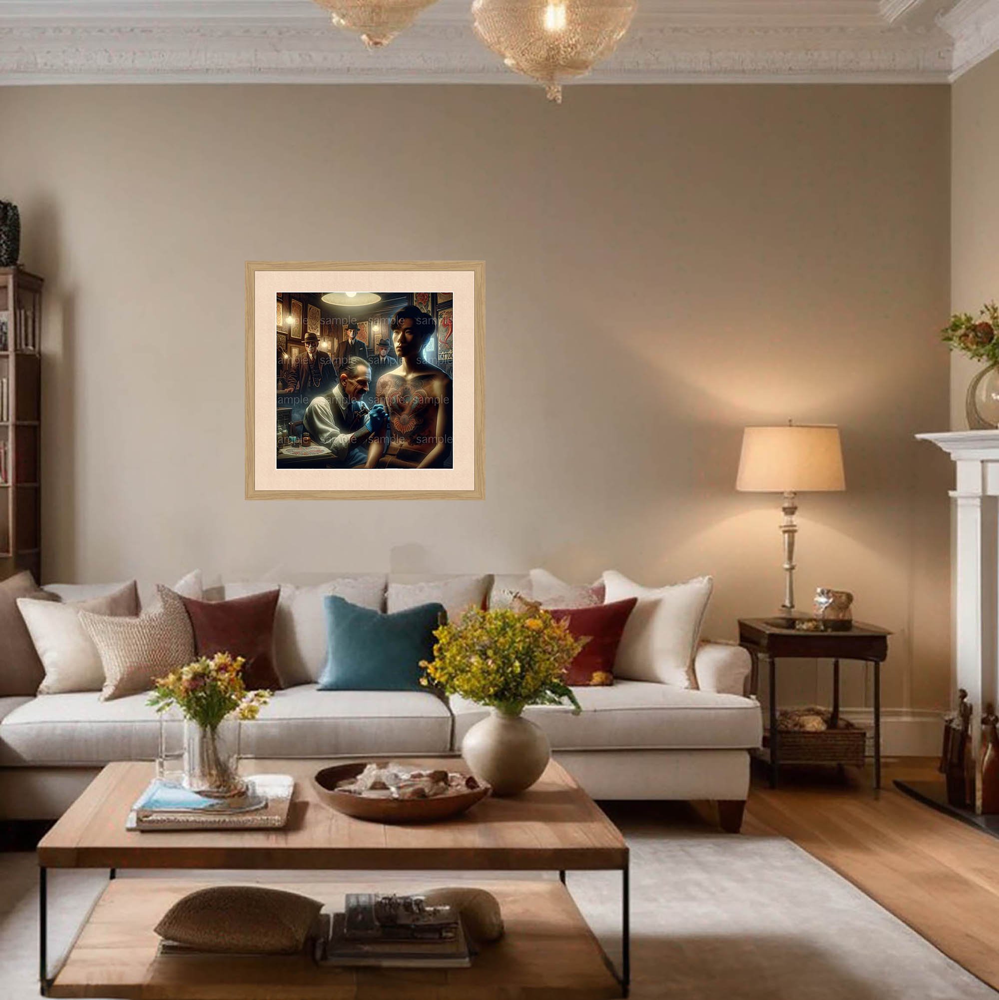 Initiation Ink, AI enabled fine art print by Ronald van Erkel