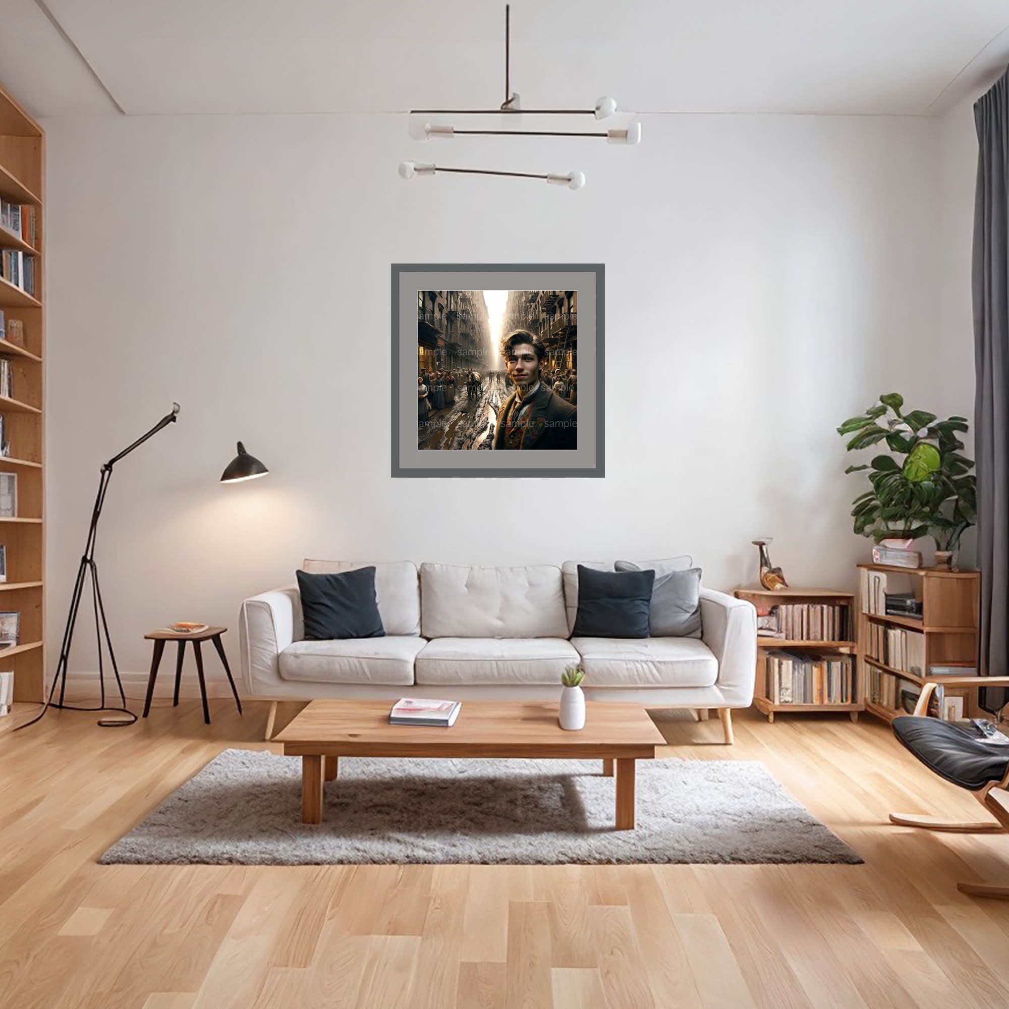 Street Elegance, AI enabled fine art print by Ronald van Erkel