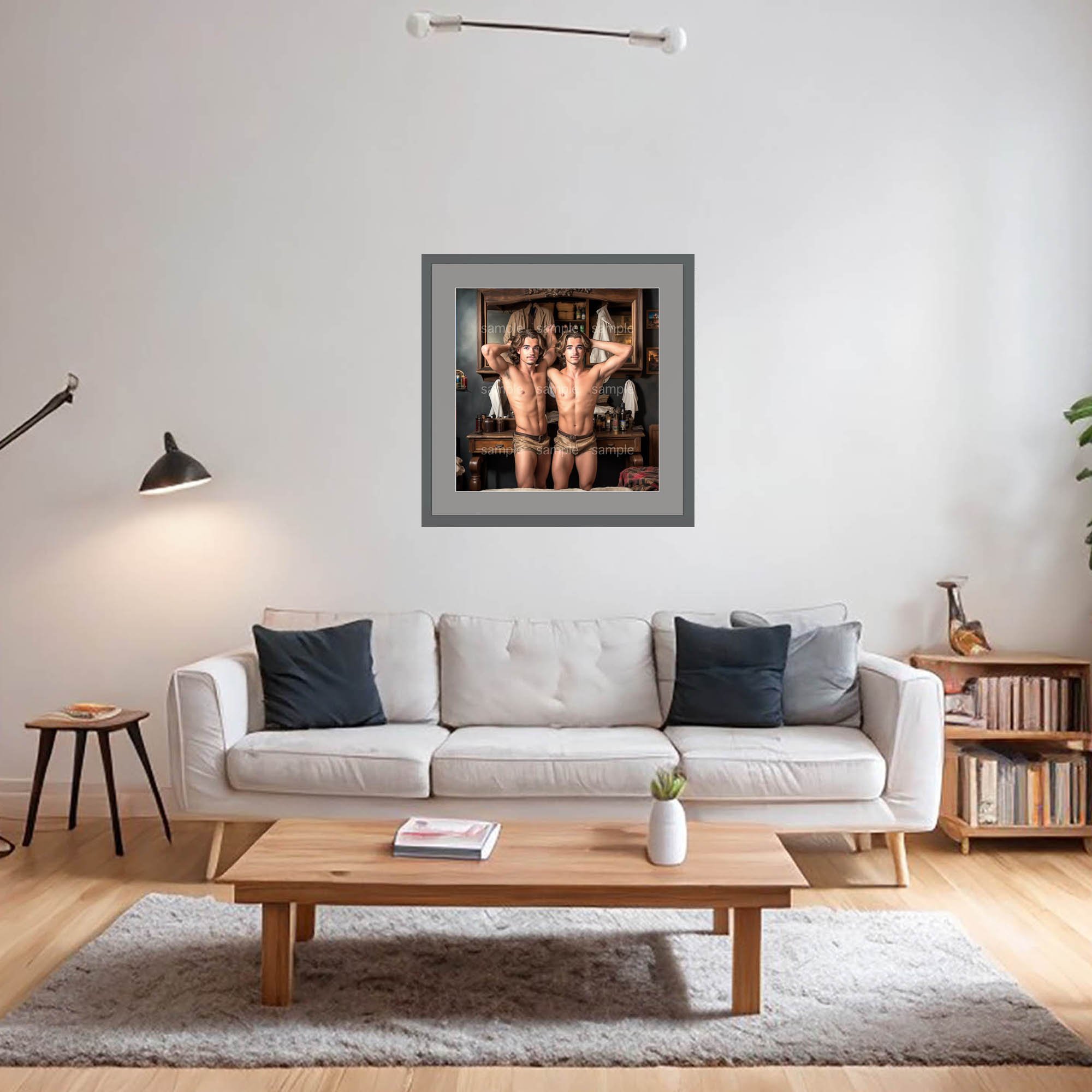 Mischief Makers, AI enabled fine art print by Ronald van Erkel