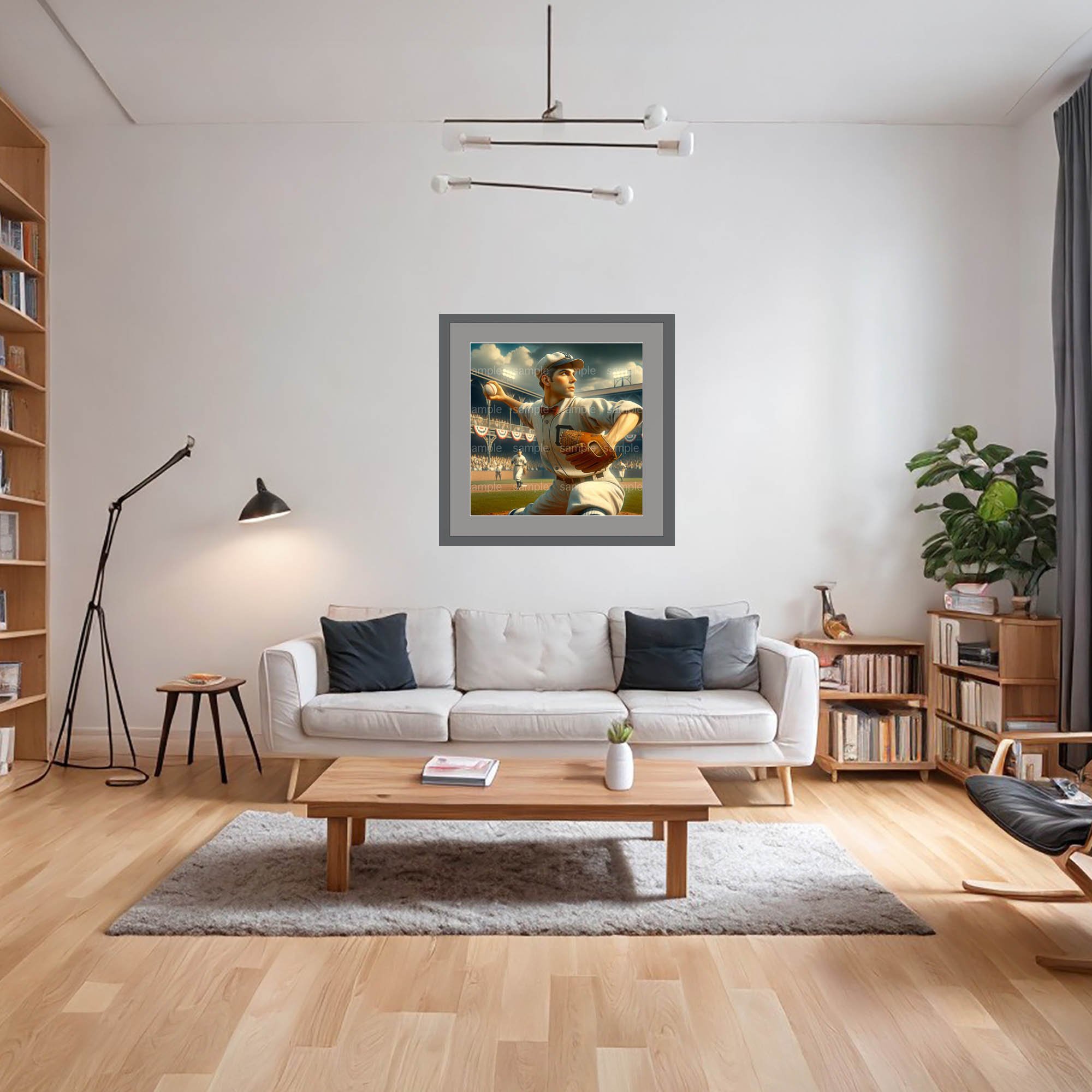 Pitch Perfect, AI enabled fine art print by Ronald van Erkel