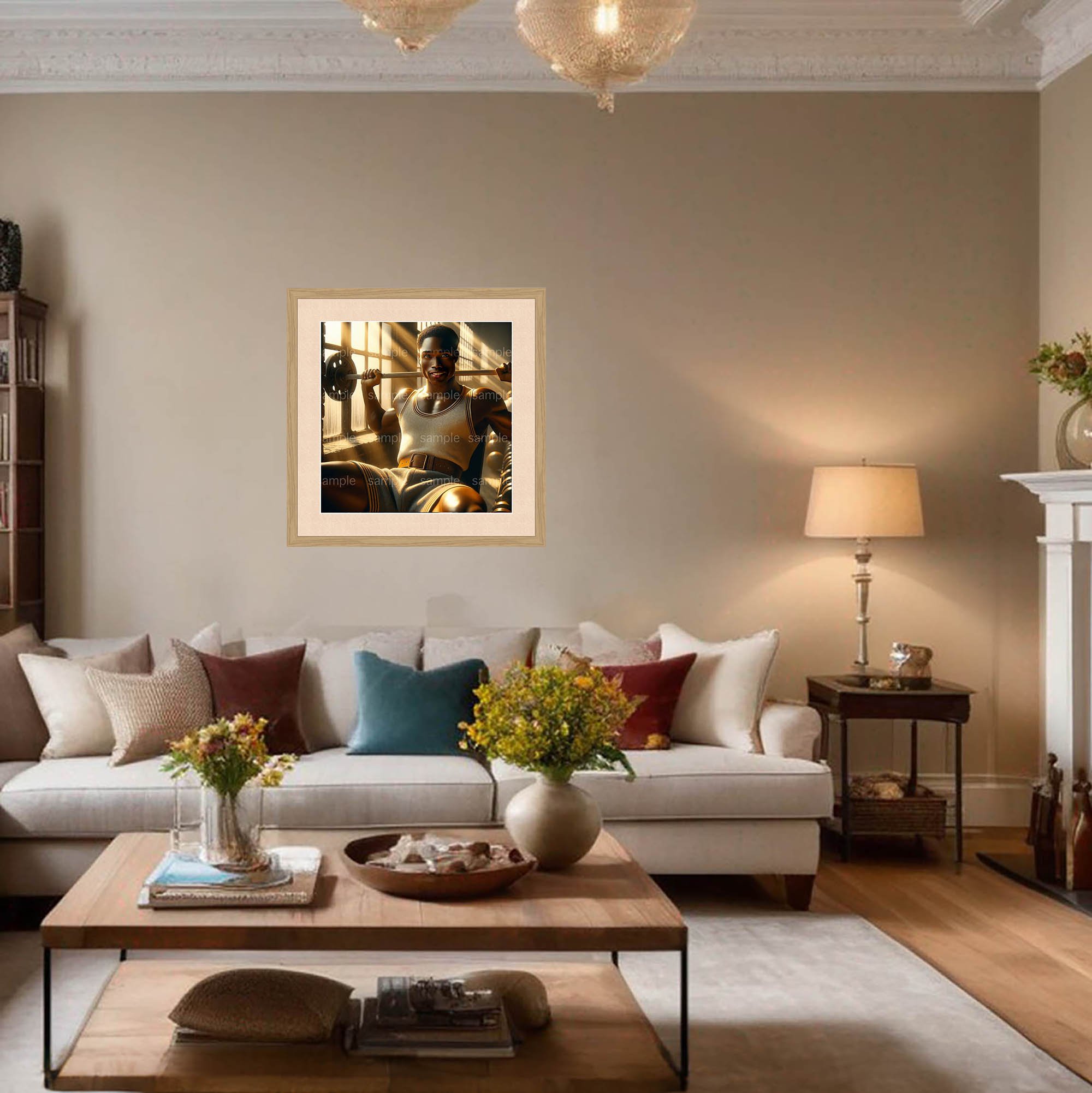 Strength in Style, AI enabled fine art print by Ronald van Erkel