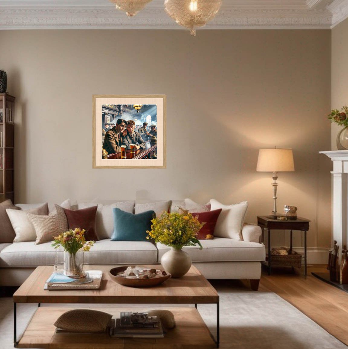 Unspoken Bonds, AI enabled fine art print by Ronald van Erkel