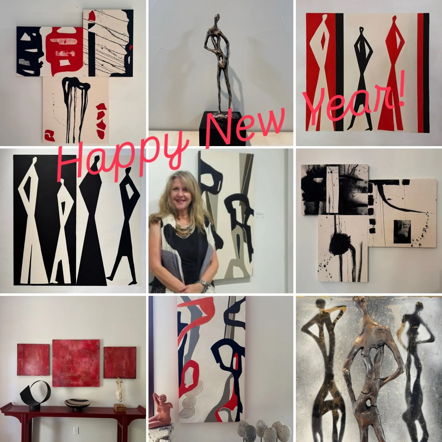 2025 was a rollercoaster of a year! We relocated to Denver from DC, reunited with family, sold a house, bought a house, joined a great gallery and had my first solo show in Colorado❣️Sending a huge thank you to family, friends and collectors - old an