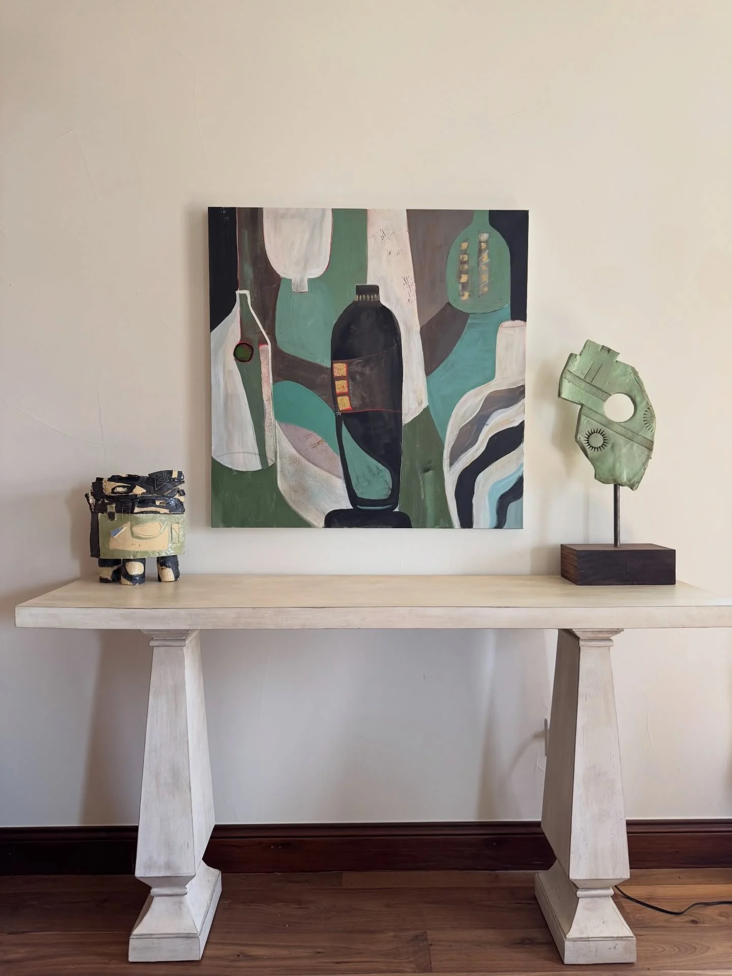 Vase quest continues with another complete reworking of an old painting - still needs simplifying as I&rsquo;m not happy with the upside down shape🤔

Absolutely love the pairing of this painting with Mary Mackey&rsquo;s ceramic work - Couldn&rsquo;t