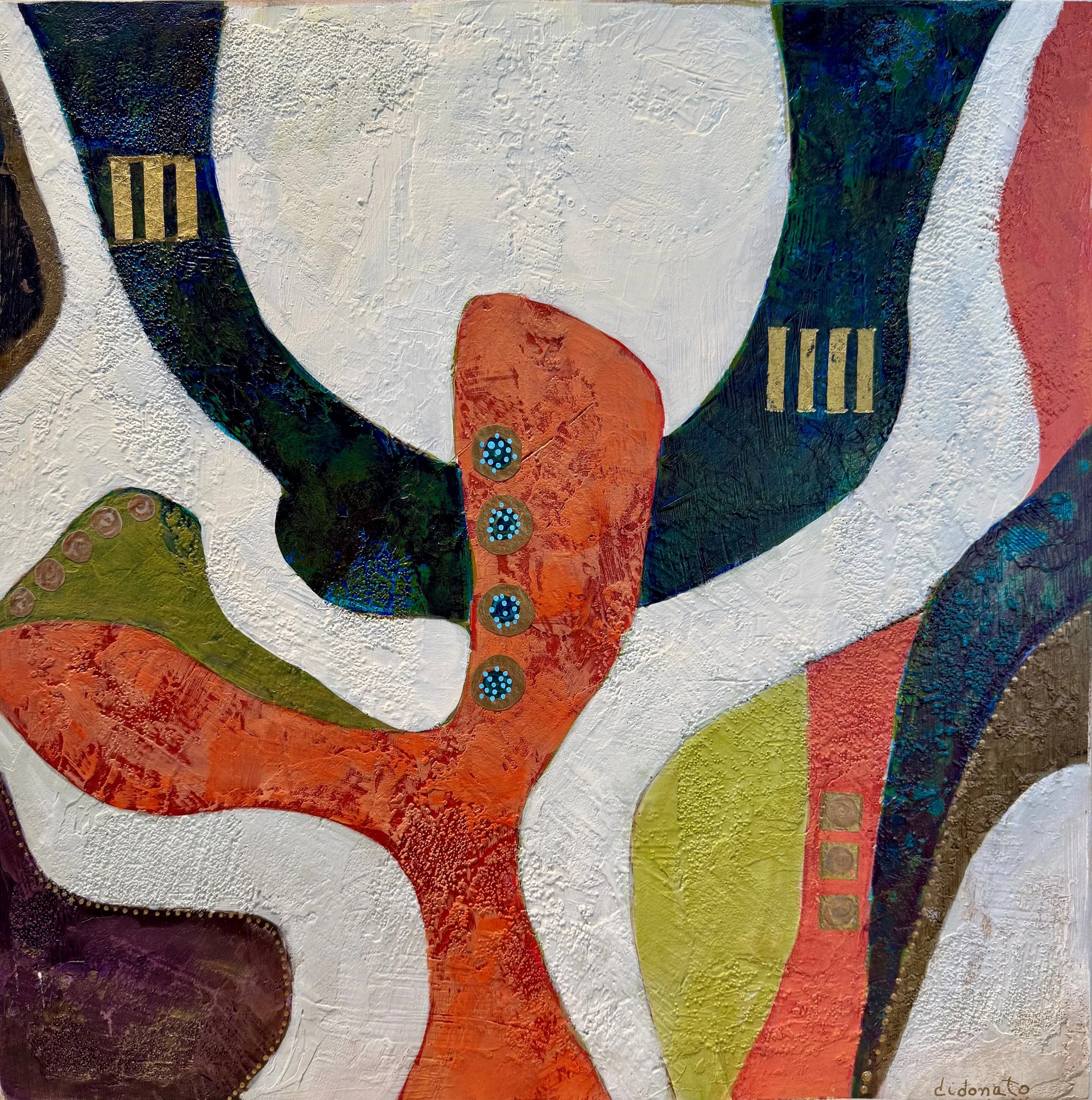 Santa Fe - Orange, 18x18