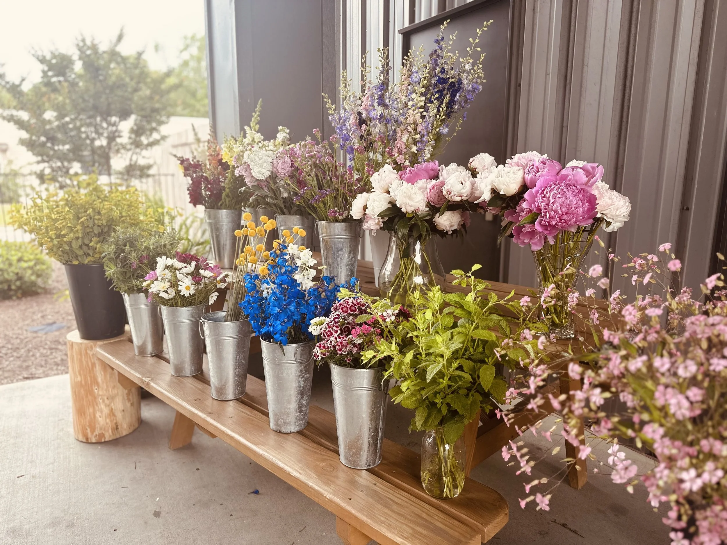 DIY Flower Bar