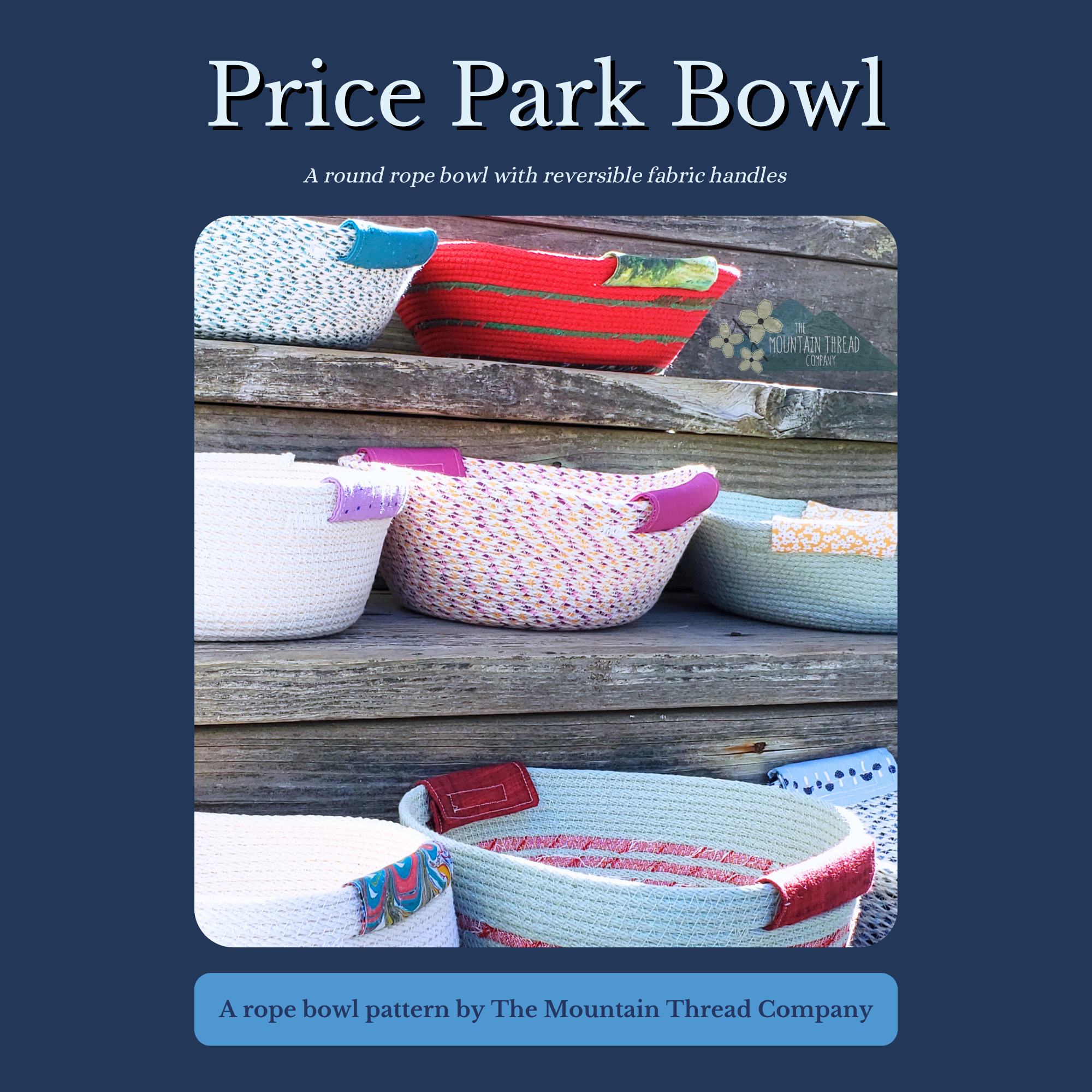 Price Park Bowl PDF Pattern - Instant Download