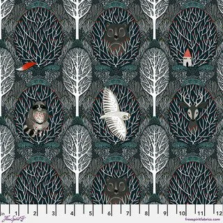 Silent Night - Woodland Friends - Navy