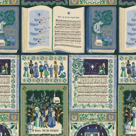 Rifle Paper Co. - Holiday Classics - Christmas Carols - Navy