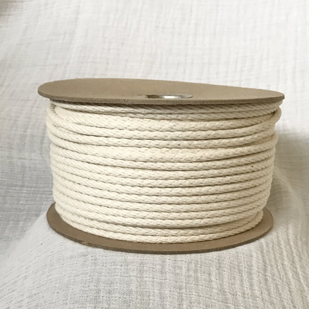 Mini 3/16 Spoolette - 100% Cotton Rope Spool - Made in America - 3/16  Solid Braid Rope - 200 ft mini spool — The Mountain Thread Company