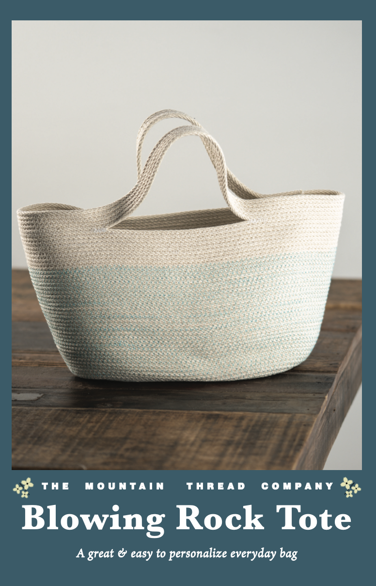 Blowing Rock Tote Bag PRINTED Pattern