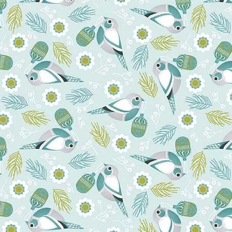 12 Days of Christmas - Turtle Doves - Light Turquoise