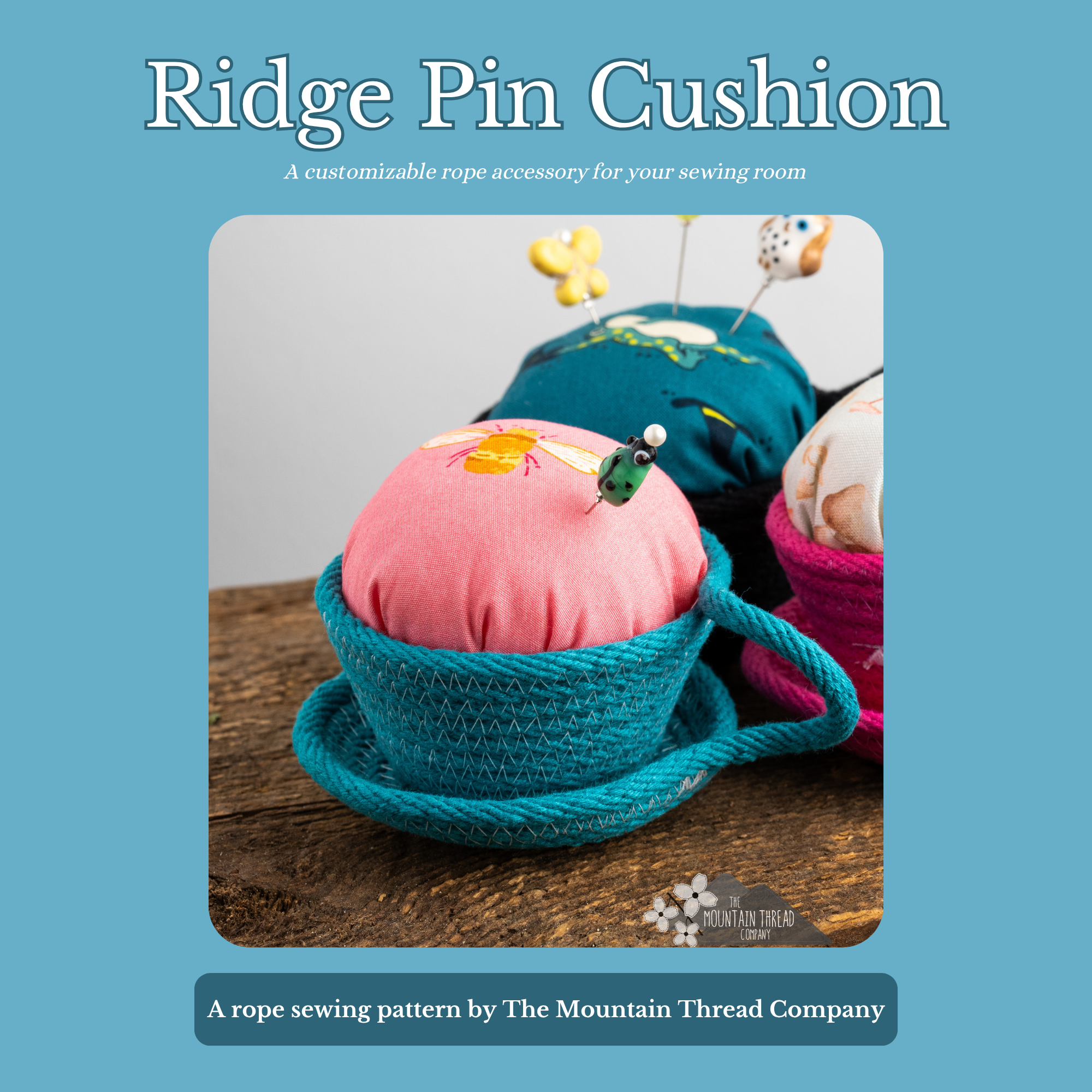 Ridge Pin Cushion PDF Pattern - Instant Download