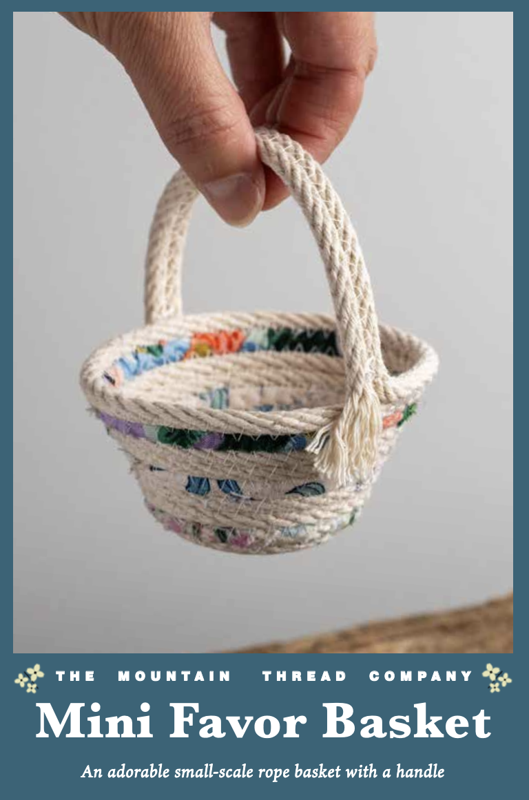 Mini Favor Basket PRINTED Pattern
