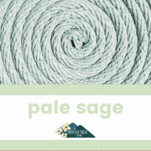 Pale Sage Colorful Rope
