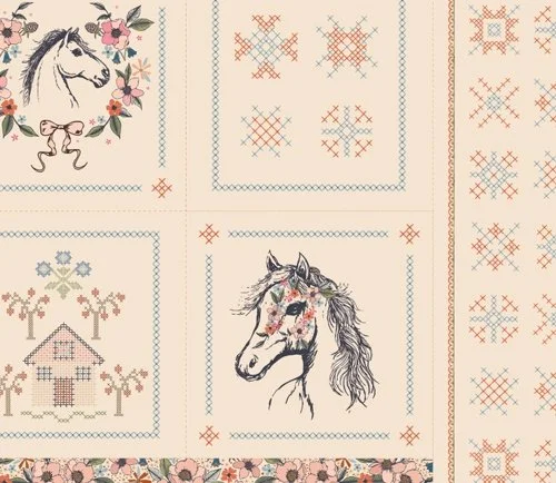 The Orchard - Horse Story - PANEL 36" x 44"
