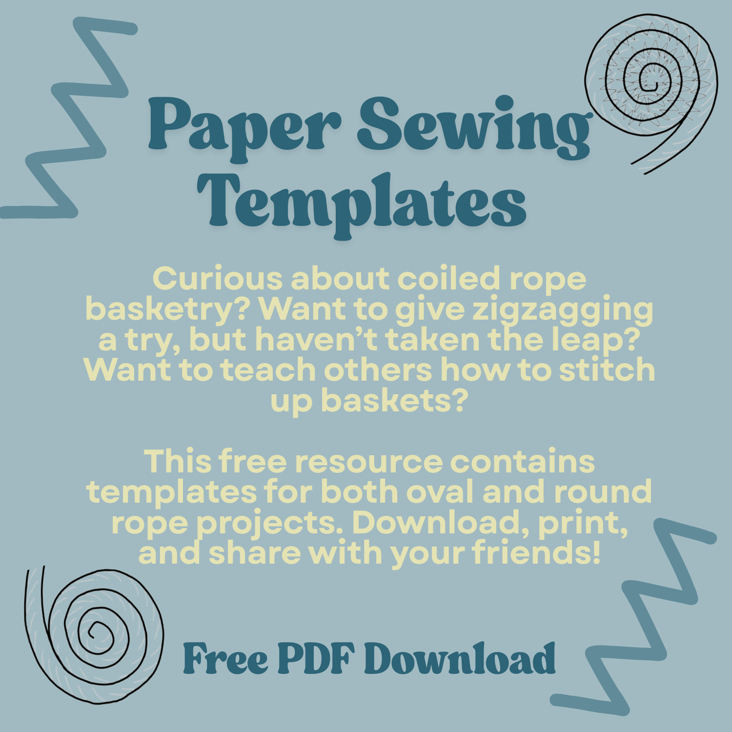 Paper Sewing Templates - FREE PDF Instant Download