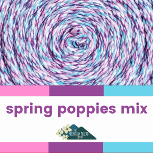 Spring Poppies Colorful Rope