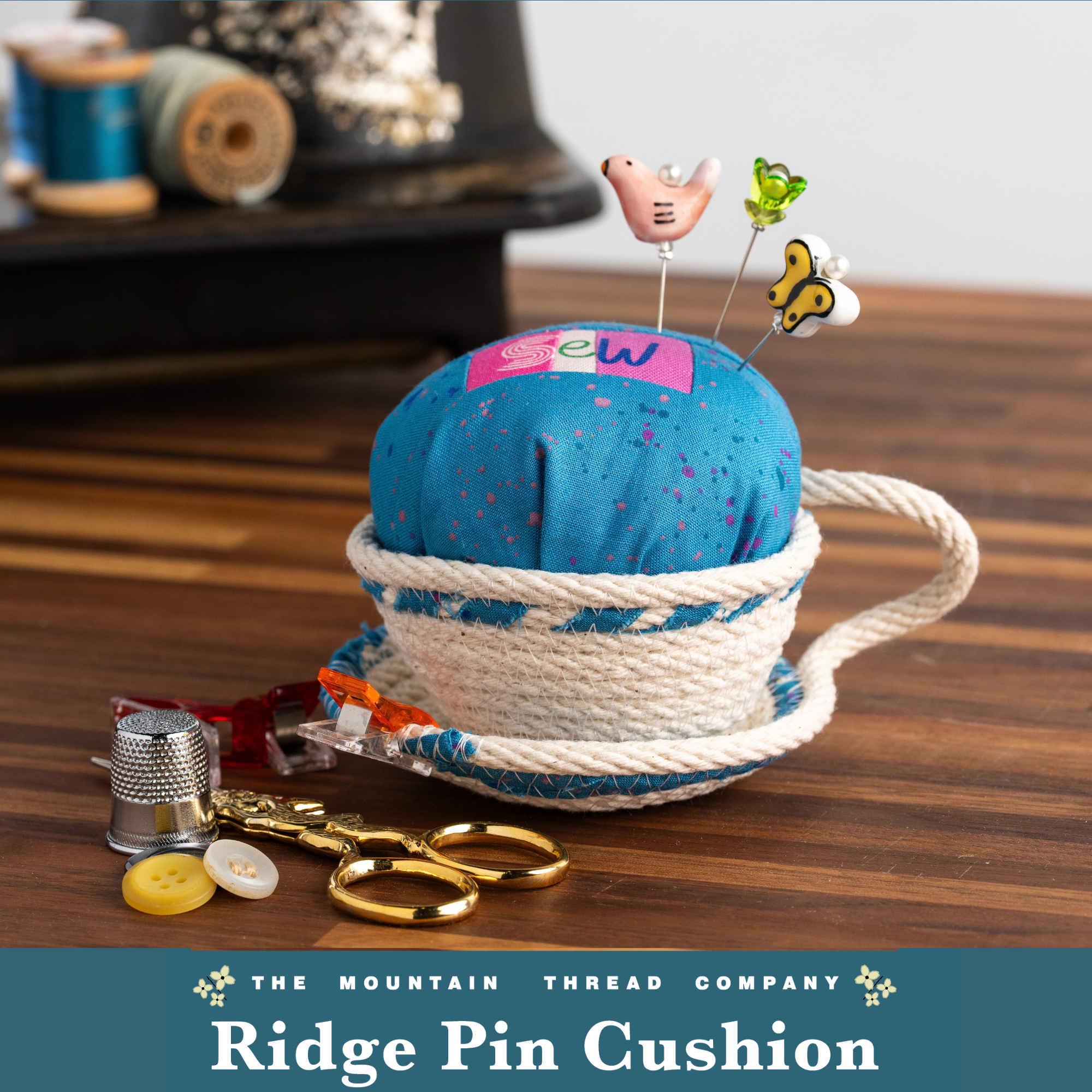 Ridge Pin Cushion PRINTED Pattern