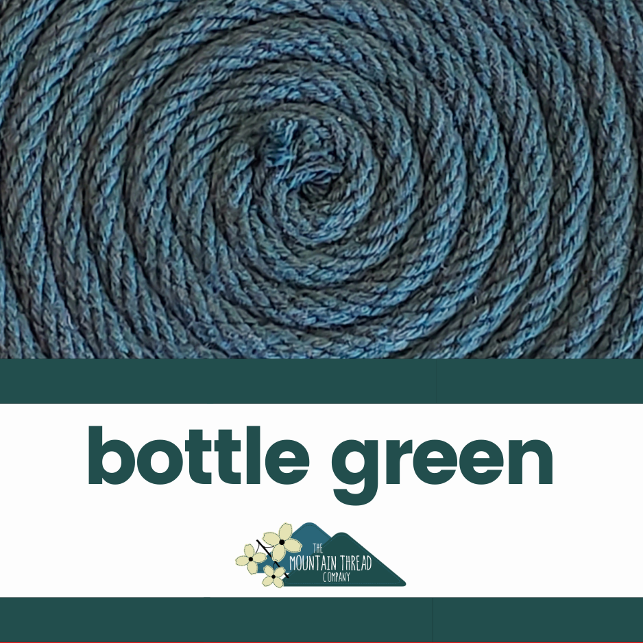 Bottle Green Colorful Rope