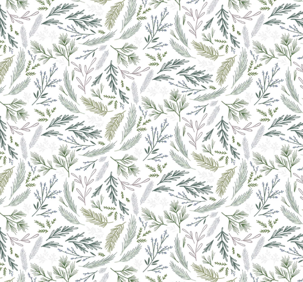 Winter's Garden - Evergreen - White