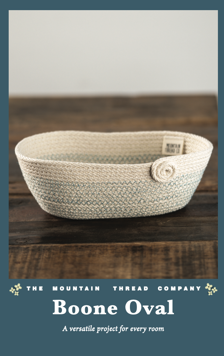 Boone Oval Basket PRINTED Pattern