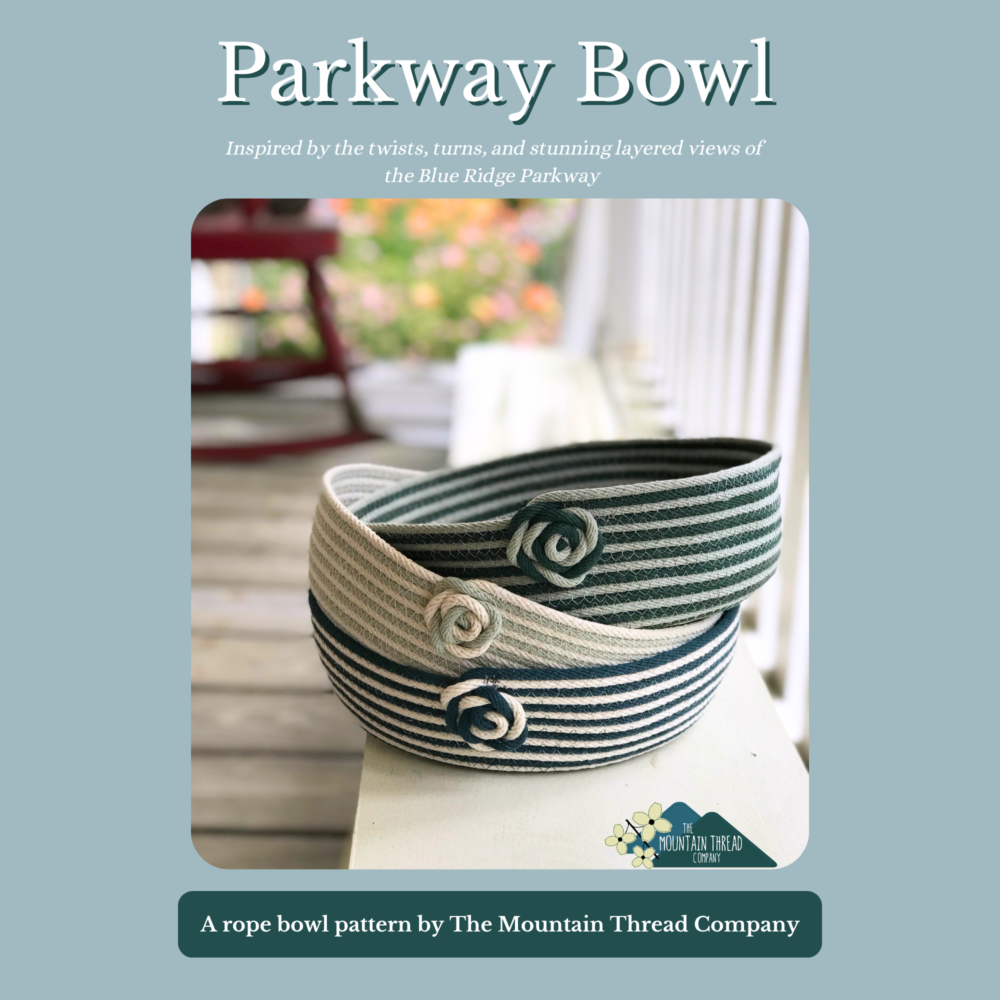 Parkway Bowl PDF Pattern - Instant Download