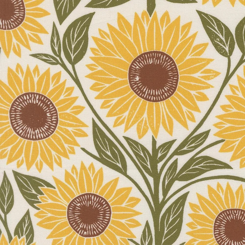 Garden Series - Sunflower - Cream