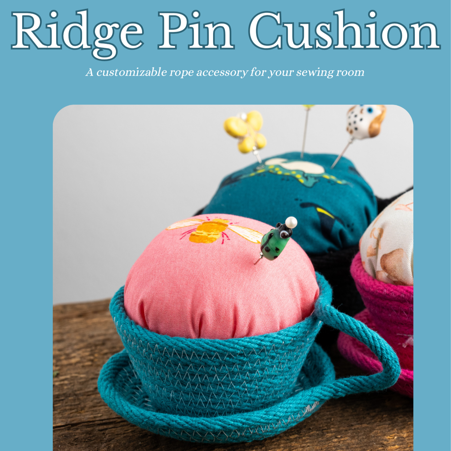Ridge Pin Cushion PDF Pattern - Instant Download