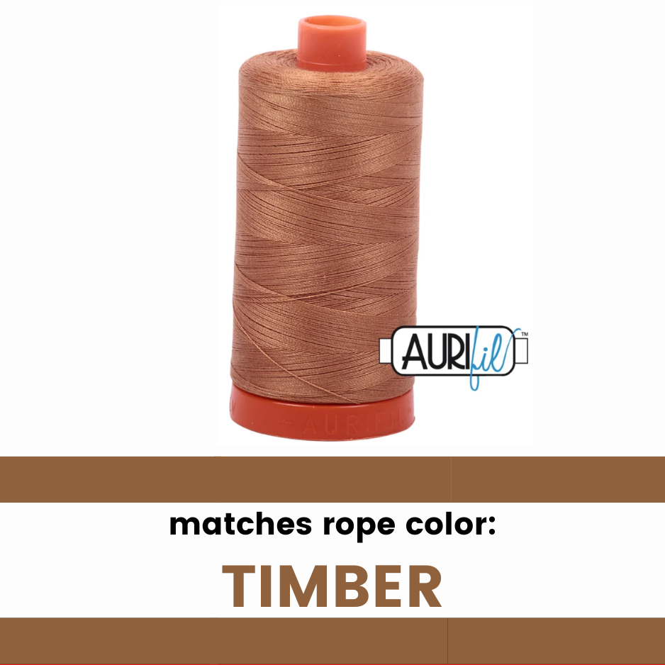 Timber - 50wt Aurifil Thread - Colorful Rope Match