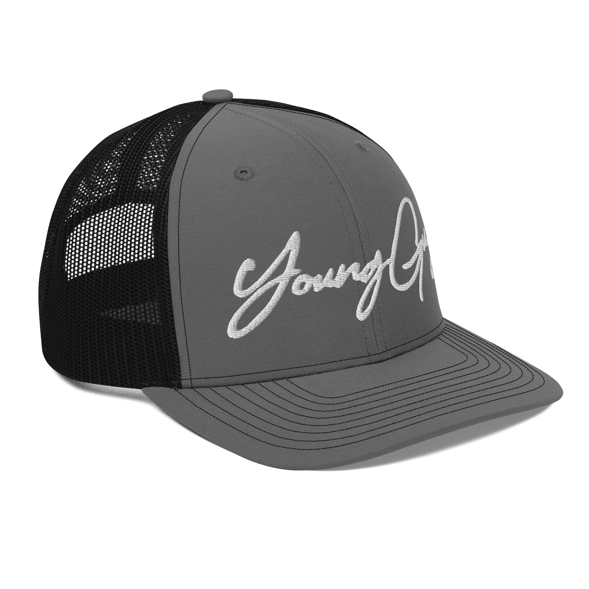 snapback-trucker-cap-charcoal-black-right-front-665e8ce0c94c8.png
