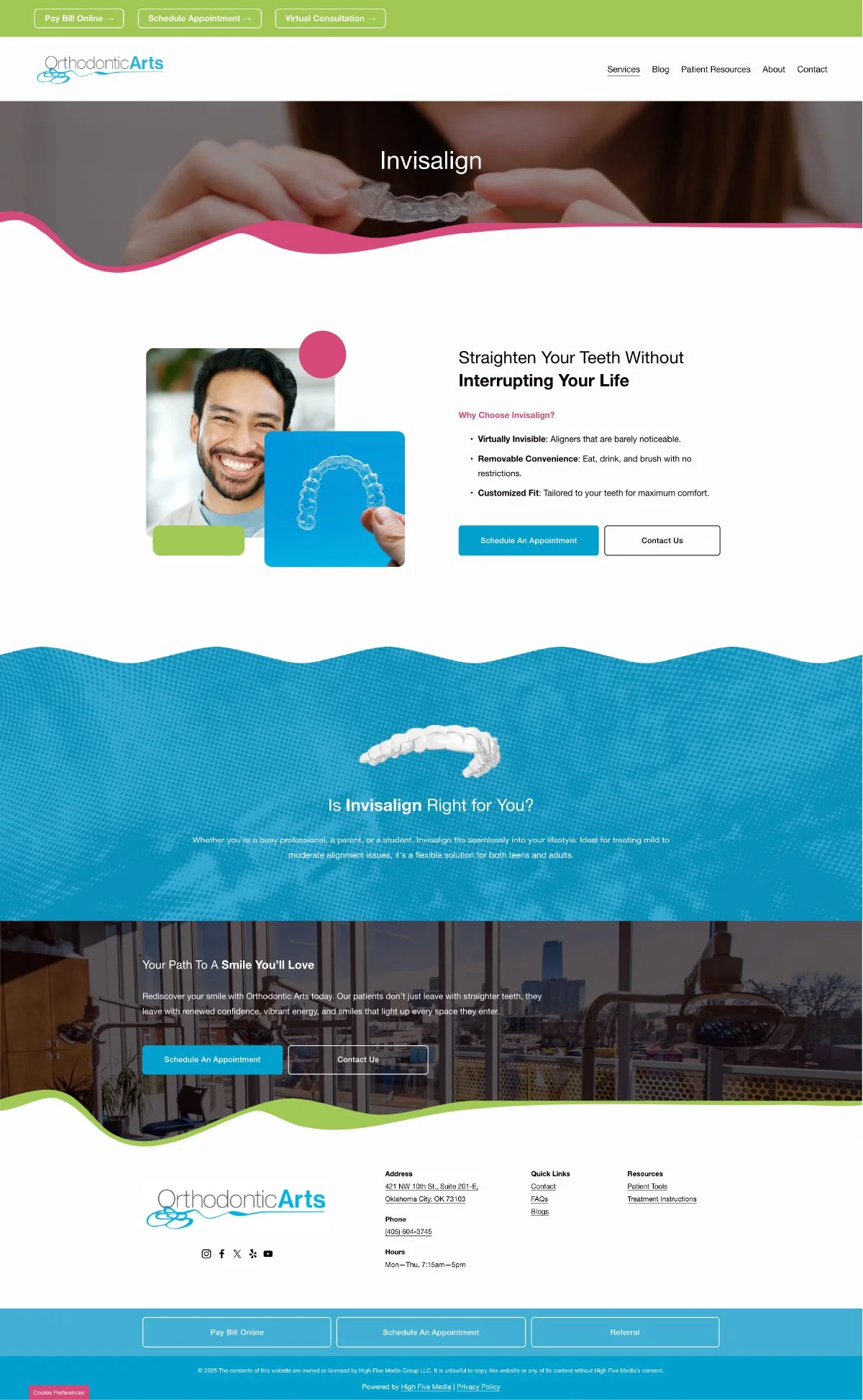 Orthodontic Arts - Invisalign Page