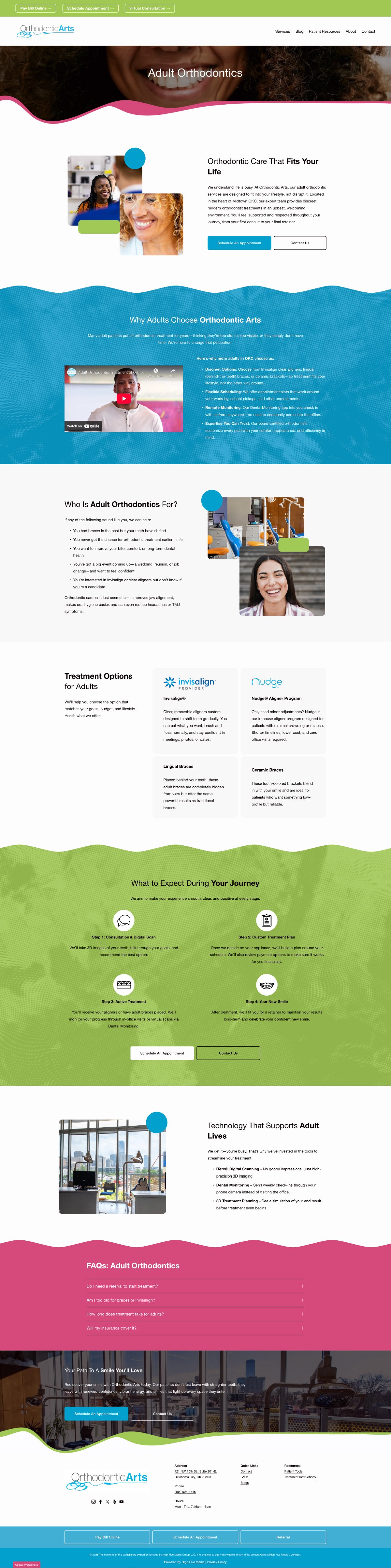 Orthodontic Arts - Adult Orthodontics Page