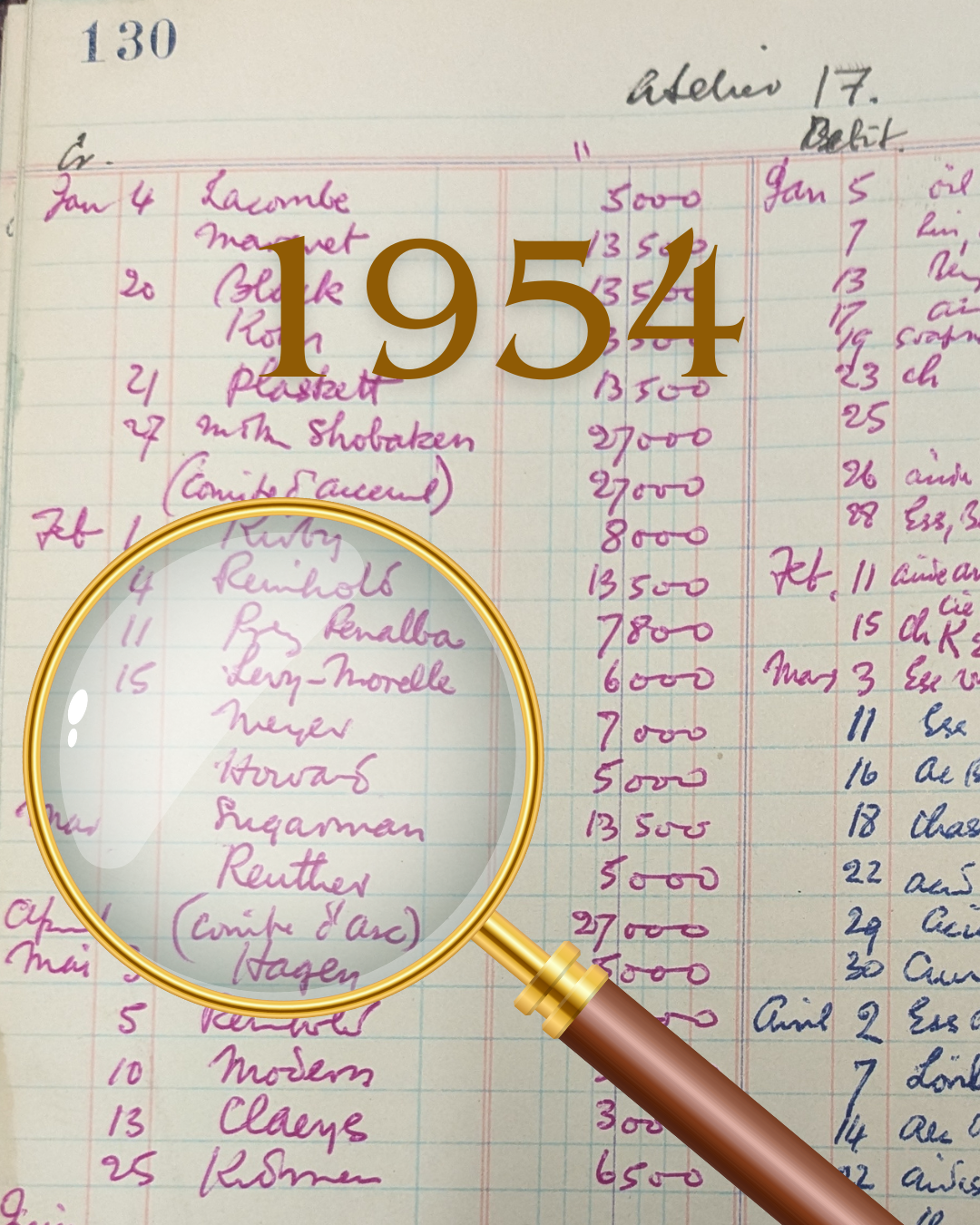 1954 Roster Book Puzzles