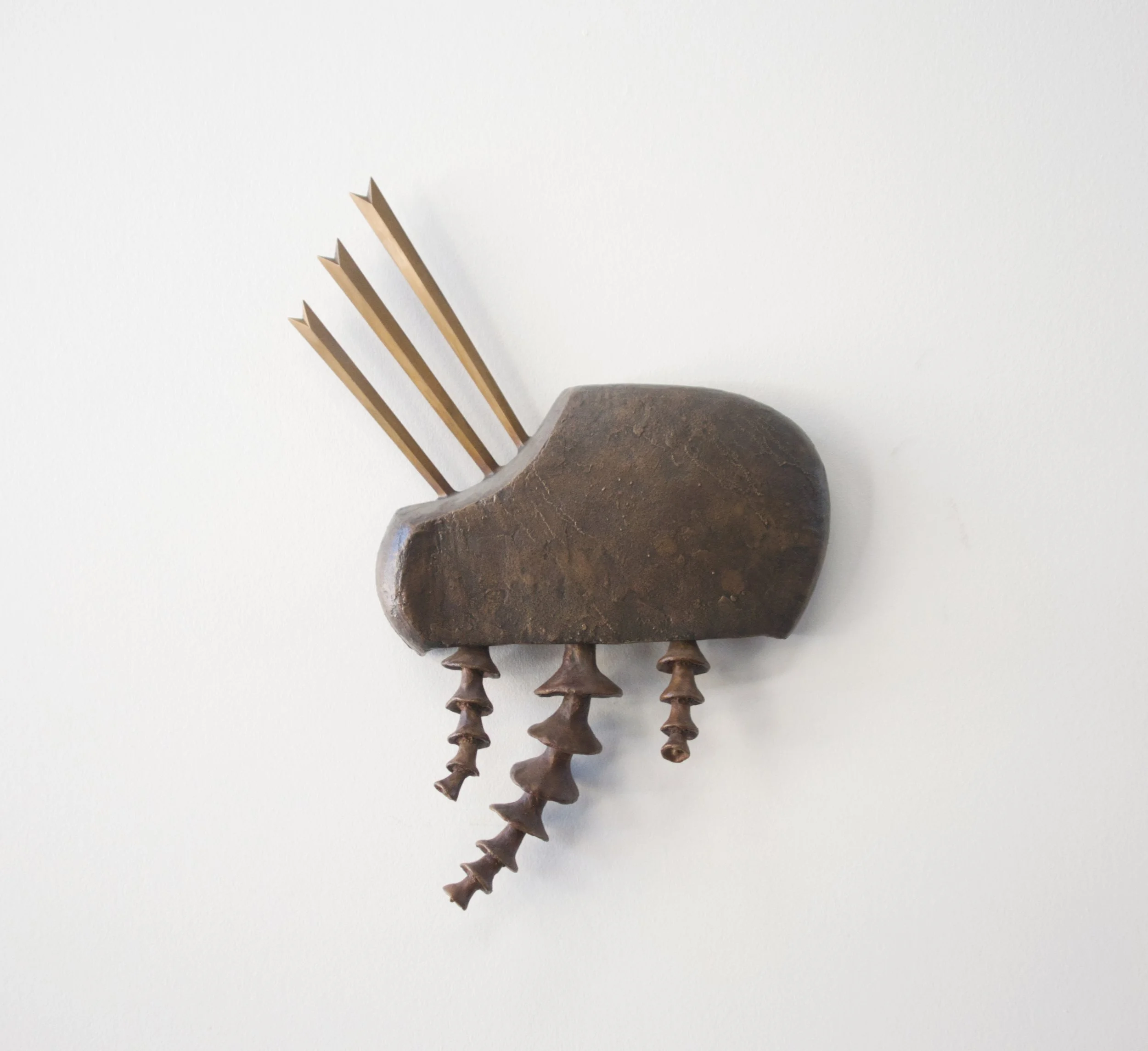cast bronze wall sculpture by bay area sculptor alexander yoshikawa