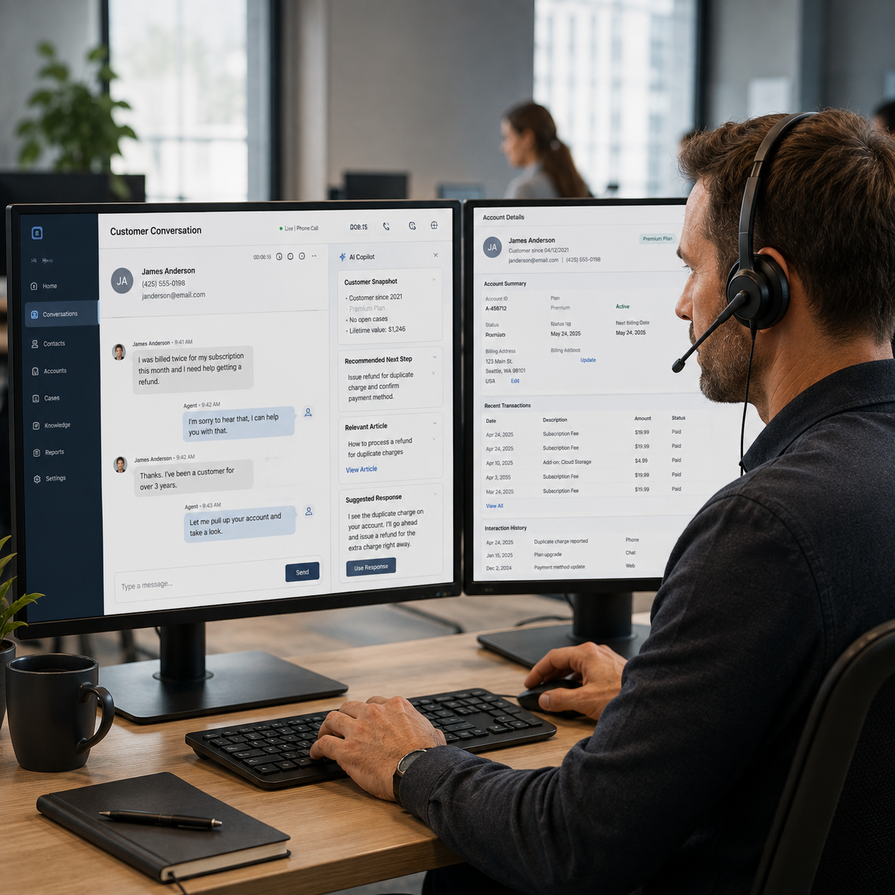 As AI Takes the Easy Calls, What Happens to the Human Agent?