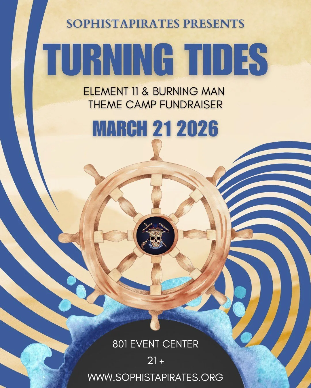 For ten years we&rsquo;ve been building worlds, raising sails, making art, and turning strangers into crew. This year, the tides have officially turned. 🌊

For the first time ever, the SophistaPirates are heading to Burning Man as a full theme camp 
