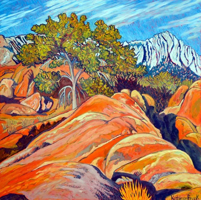 Frank_A Lone Tree Below Mt. Whitney_oil_36x36_2023.jpg