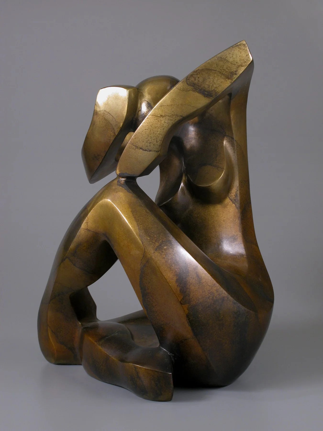 No Secrets V2, bronze, 22" x 11" x 14", 2004