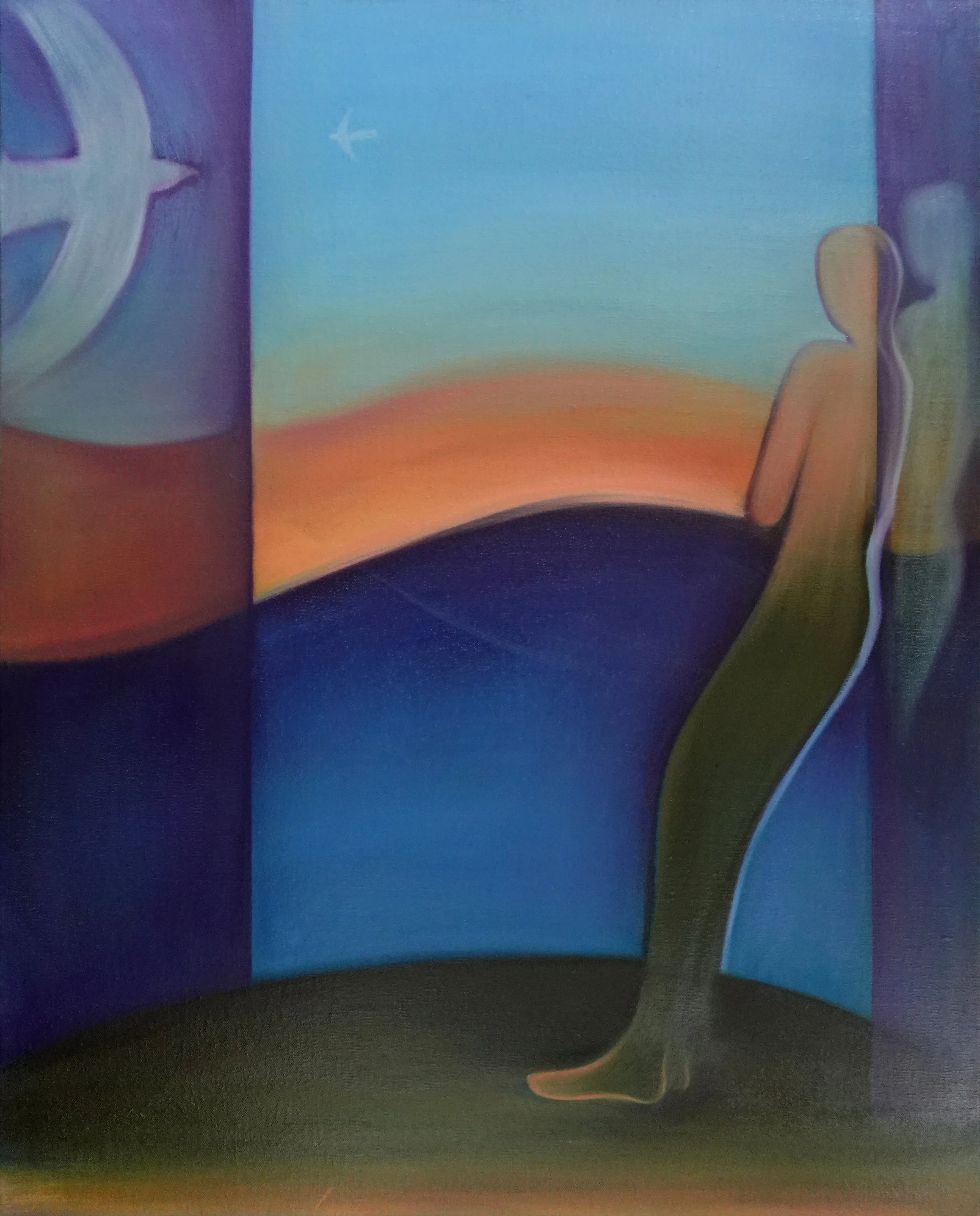 2. 우리가 머무른 하늘 The Sky We Once
Shared | oil on canvas, 72.7 x 90.9 cm