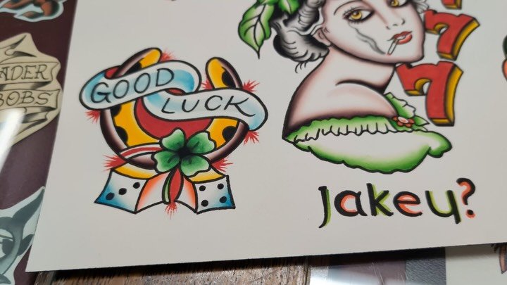 Lucky for you, March&rsquo;s flash sheets are here! 🍀

Available designs to be tattooed all month long!