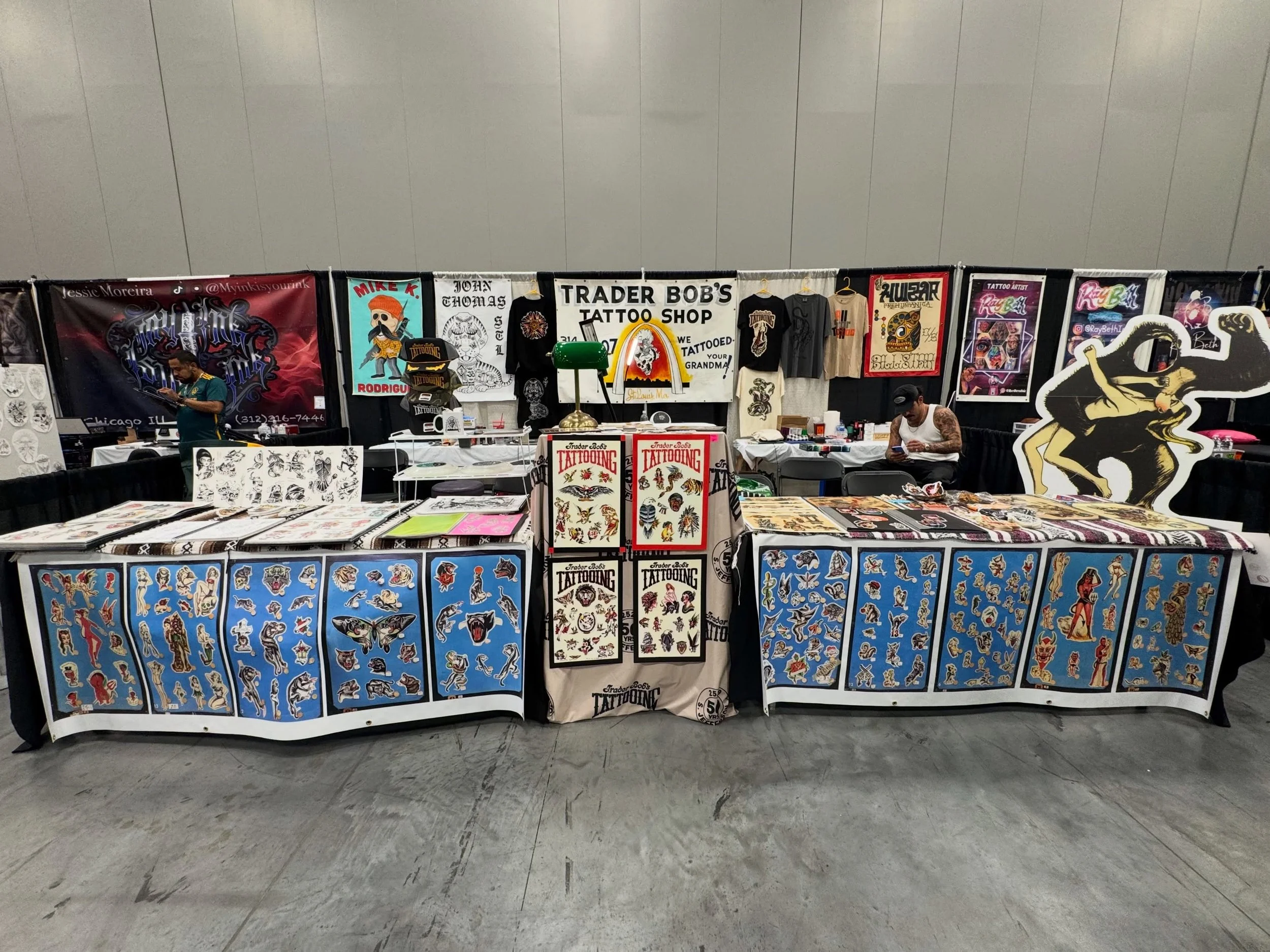Looking for something fun to do this weekend? Come visit Trader Bob&rsquo;s and Allstar at the @villainarts Tattoo Festival! Booths 9 and 10 all weekend with merch, tats, and good vibes. 😎
