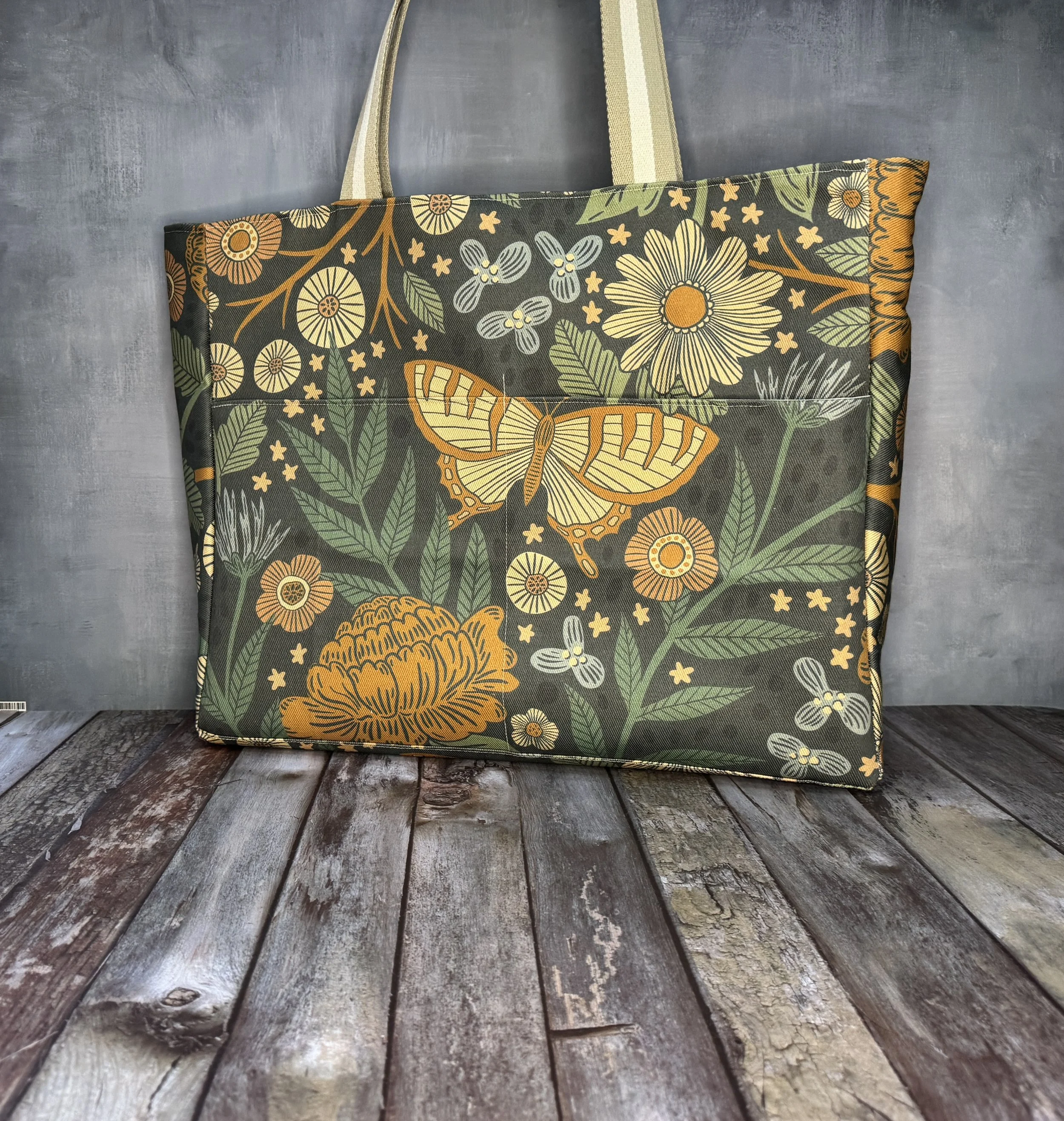 Large Tote Bag Zipper